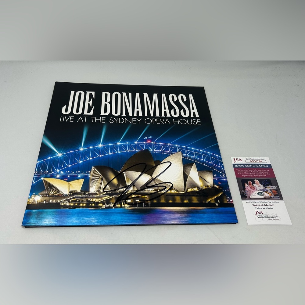 Joe Bonamassa signed Live At The Sydney Opera House Album JSA COA
